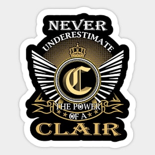 CLAIR Sticker